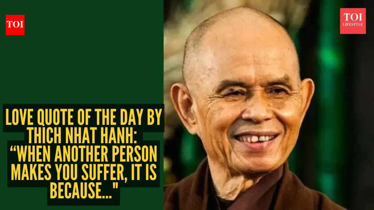 Thich Nhat Hanh Quotes: Love quote of the day by Thich Nhat Hanh: “When another person makes you suffer, it is because..."