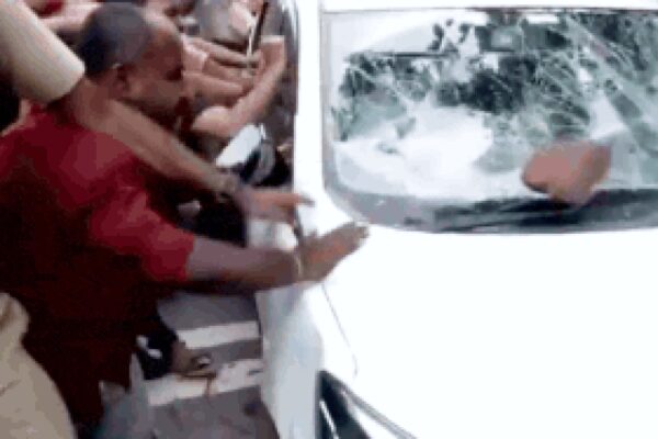 CPM workers attack ED vehicle during protest amid raids at former Kerala CM’s residence - video | India News