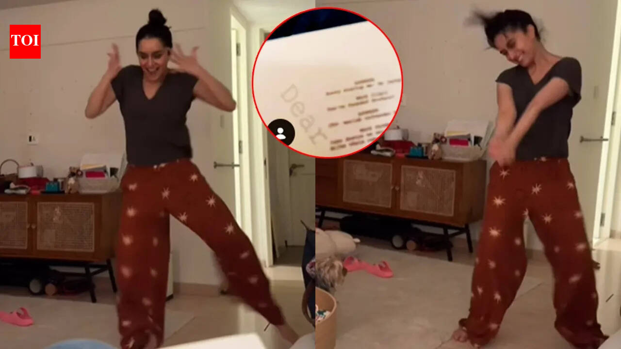 Did Sharaddha Kapoor and beau Rahul Mody tease their next film title? Couple shoot dance video amid script read - WATCH |