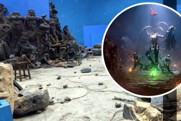 SS Rajamouli's 'Varanasi' set photo turns up online; Mahesh Babu, Priyanka Chopra shoot Ugrabhatti Cave sequence - PIC |