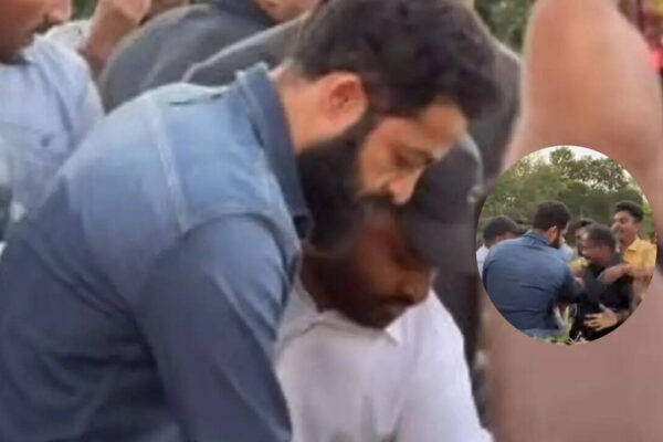 Jr Ntr: 'Dragon' star Jr NTR wins praise for helping fan who tripped and fell at his feet during NTR Ghat visit in Hyderabad - Watch | Telugu Movie News