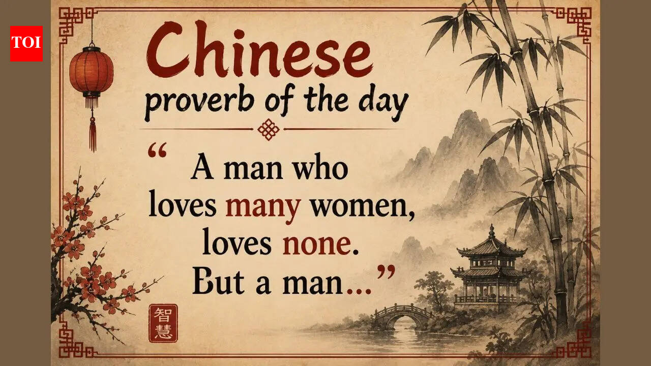 Chinese proverb of the day: “A man who loves many women, loves none. But a man…” — life lessons on loyalty, emotional depth, commitment, human connection, and why real love is often built on devotion rather than endless desire |