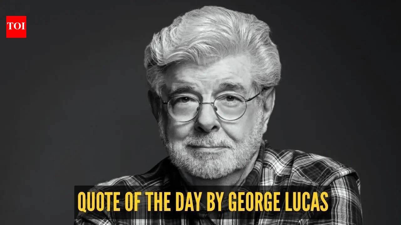 George Lucas Quotes For Kids: Quote of the day for kids by George Lucas: "Everybody has talent, it's just a matter of moving..."