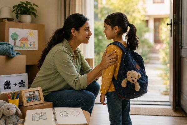 How to help children adjust to change and unfamiliar environments without anxiety