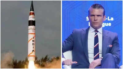 Agni-6: Pakistani journalist flubs with poser on India's Agni-6; how US war secretary Peter Hegseth reacted | India News
