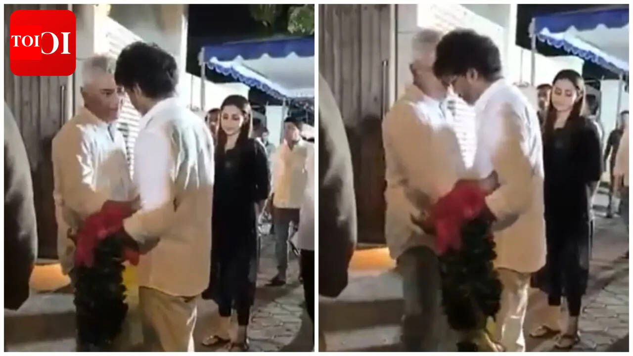 Ajith Kumar: Vijay and Trisha Krishnan reach Ajith Kumar's residence; Offer condolences after mother Mohini Mani's demise | Tamil Movie News