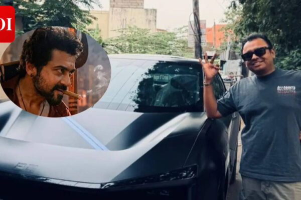 Suriya gifts luxury 'Batman edition' car to 'Karuppu' cinematographer GK Vishnu following box office success | Tamil Movie News