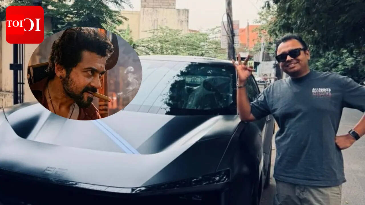 Suriya gifts luxury 'Batman edition' car to 'Karuppu' cinematographer GK Vishnu following box office success | Tamil Movie News