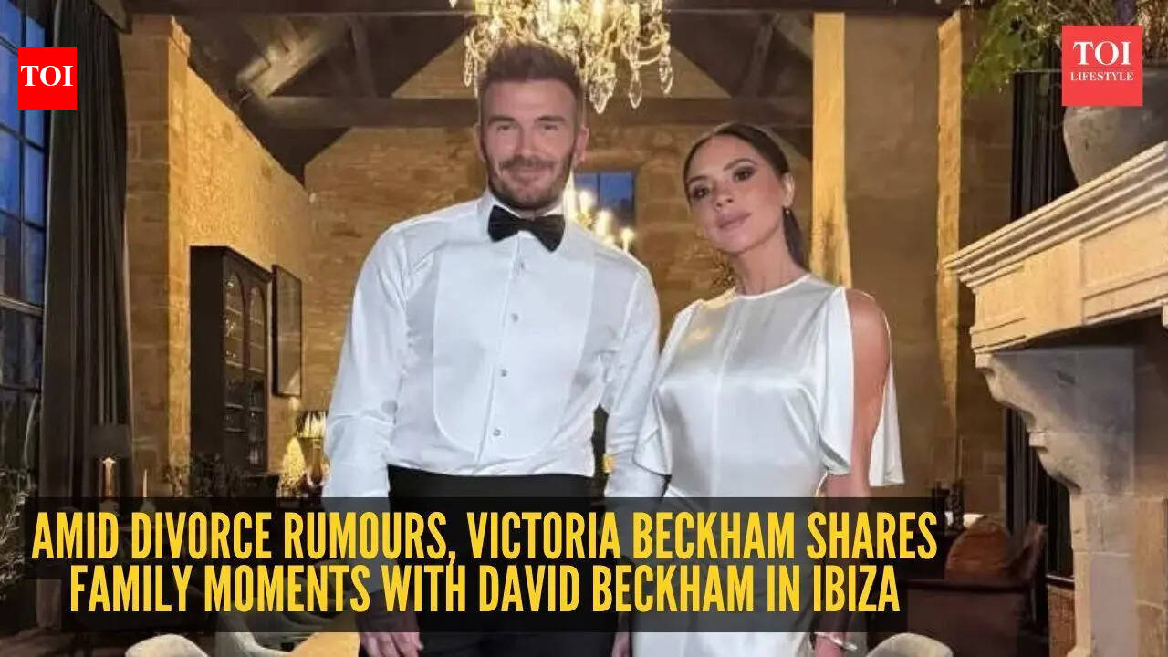 Amid divorce rumours, Victoria Beckham shares family moments with David Beckham in Ibiza |