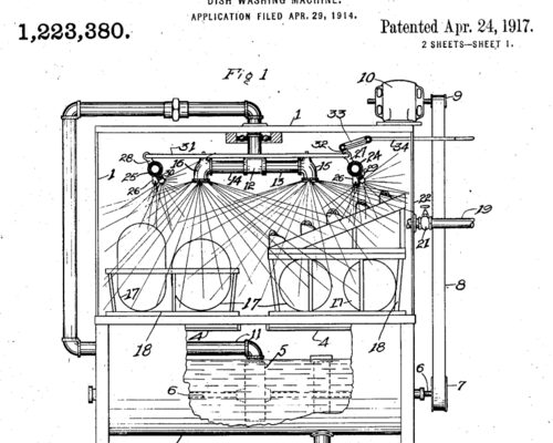 In 1886, Josephine Cochrane's frustration with broken china led to the modern dishwasher |