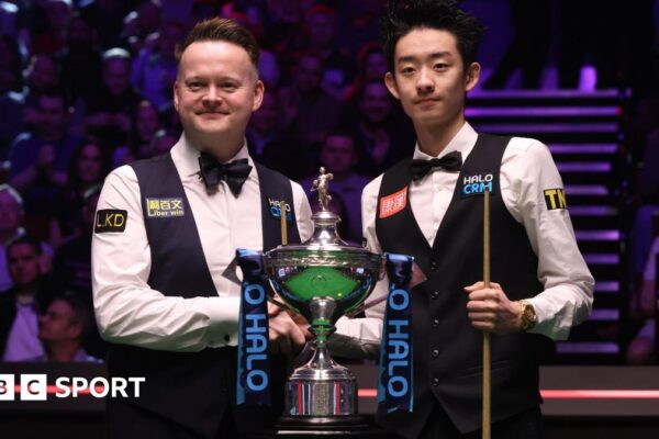 World Snooker Championship 2026: Shaun Murphy & Wu Yize level after first session of world final
