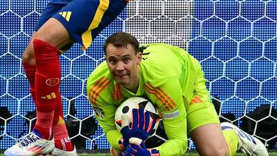 Neuer heads to his fifth, feet first