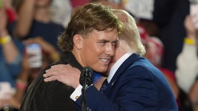 Jaxson Dart's GF caught doing most un-Trump thing ever amid MAGA controversy; Giants react