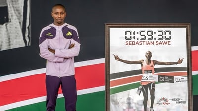 Sabastian Sawe's London Marathon shoe weighs less than 100 grams; target came from 'moonshot brief'