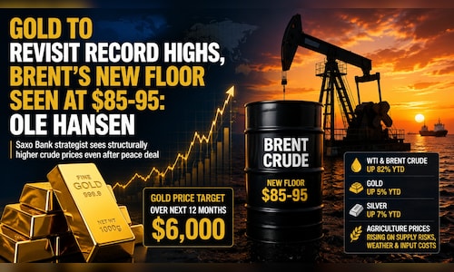 Gold to revisit record highs, Brent’s new floor seen at $85-95: Ole Hansen