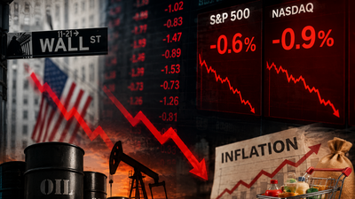 US stock market today (May 12, 2026): Oil price surge, inflation fears drag Wall Street, S&P 500 down 0.6%, Nasdaq 0.9% lower