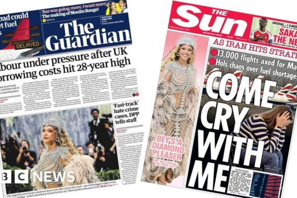 'Borrowing costs hit 28-year high' and 'Come cry with me'