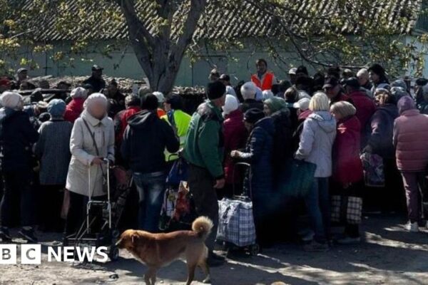 Oleshky the front-line city where Ukrainians are trapped