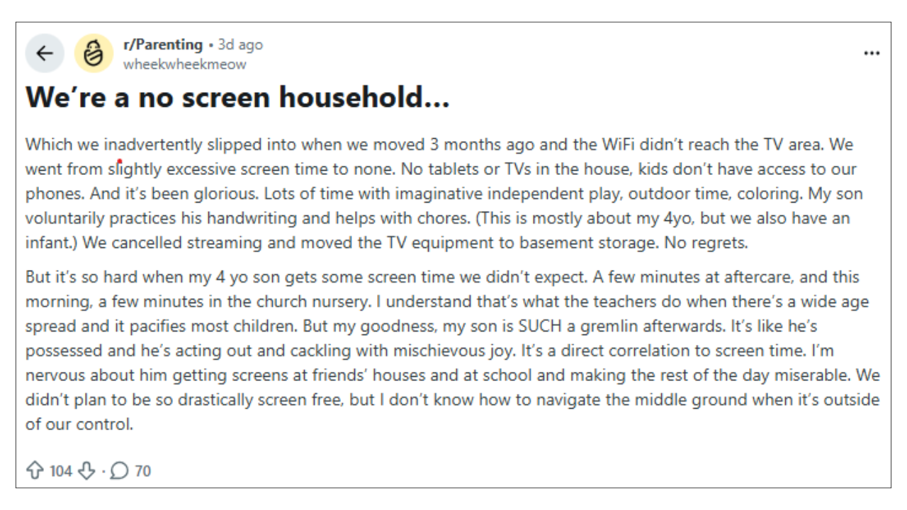 Screen Time Effects On Children: “We have a no-screen home, but I am scared of how my son reacts after…”: What experts are saying about this parent’s experience will make you rethink complete screen bans for kids