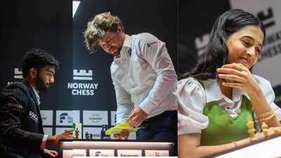 Norway Chess: D Gukesh loses his last game as teenager to Magnus Carlsen; Divya Deshmukh's unbeaten streak ends | Chess News