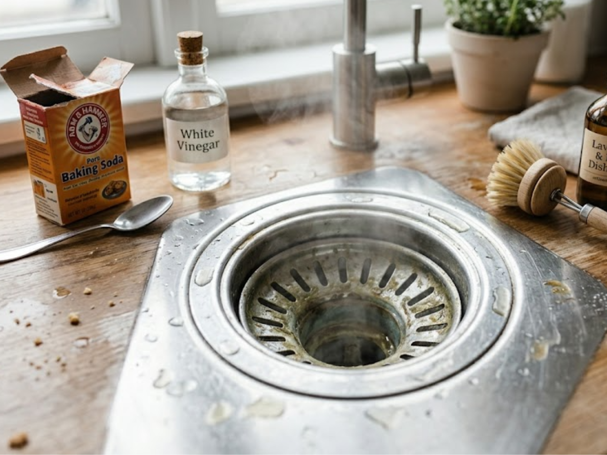 How to make your kitchen sink drain smell clean and fresh again |