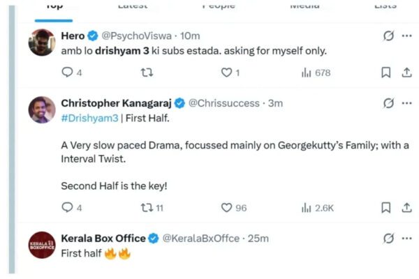 'Drishyam 3' X review: Fans praise Mohanlal’s thriller; ‘Banger interval’ wins attention | Malayalam Movie News