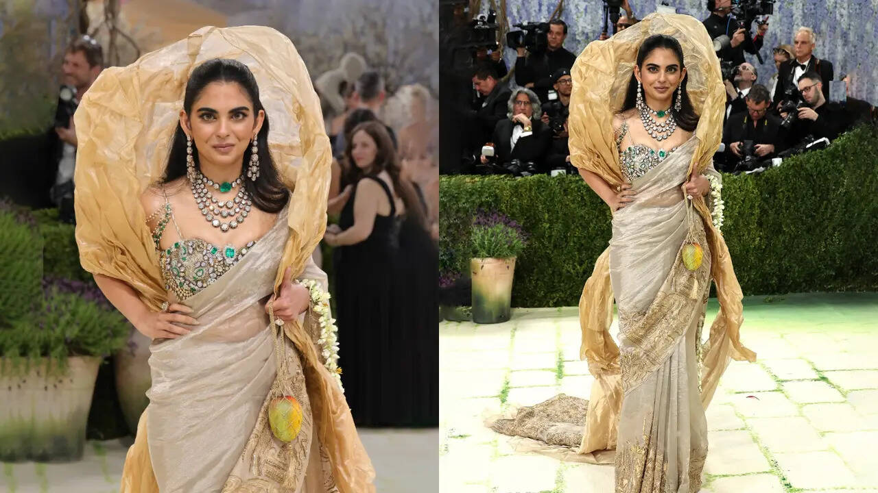 From gold threads to heirloom diamonds: Isha Ambani’s Met Gala look stole the show