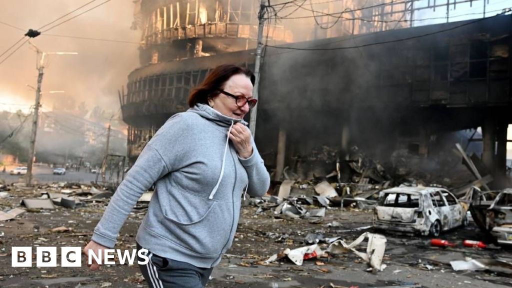 Large-scale Russian attack on Ukraine leaves four dead and dozens injured