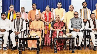 Yogi Adityanath Ministry: All caste team: Yogi Adityanath inducts 3 OBCs, 2 Dalits, 1 Brahmin as UP ministers | Lucknow News