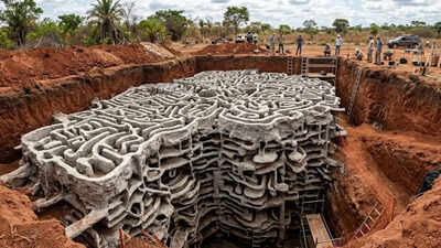 Hidden underground ‘city’ built by ants discovered in Brazil after shocking concrete test | World News