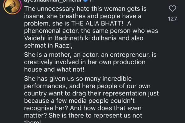 'The unncessary hate...she breathes and people have..'