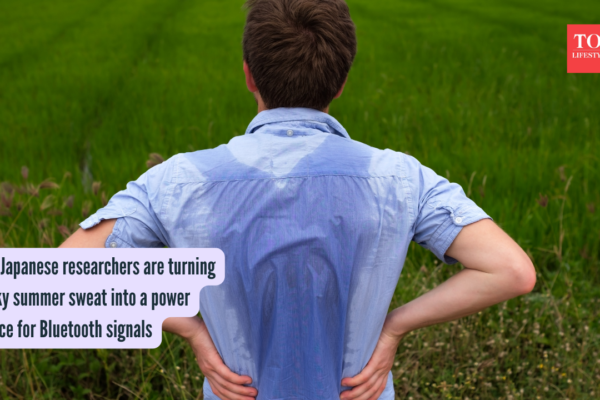 How Japanese researchers are turning sticky summer sweat into a power source for Bluetooth signals |