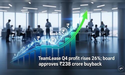 TeamLease Services Q4 profit rises 26%; board approves ₹238 crore share buyback