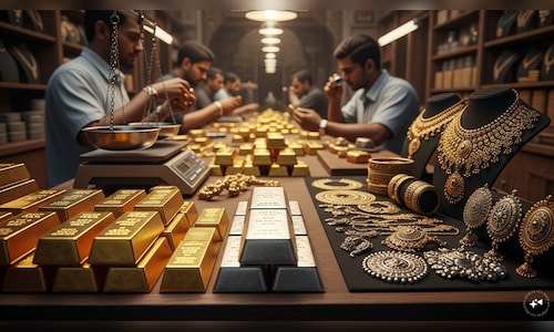 MCX gold holds firm, silver edges lower amid cautious global cues