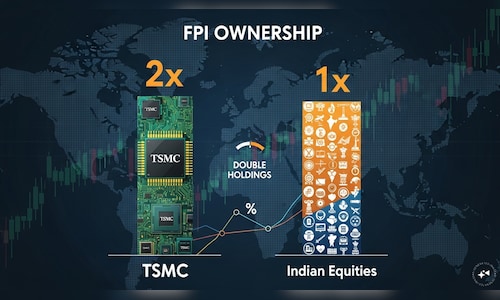 FPI ownership in TSMC alone is double their holdings in Indian equities