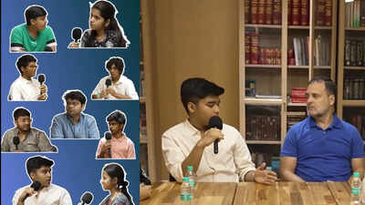 'A chat with anti-national Soros agents': Rahul Gandhi's dig at BJP as he meets CBSE students | India News