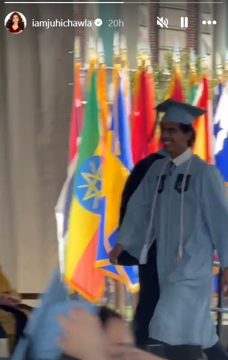 Arjun Mehta: Juhi Chawla's son Arjun Mehta graduates from Columbia university after her daughter Jahnavi Mehta | Hindi Movie News