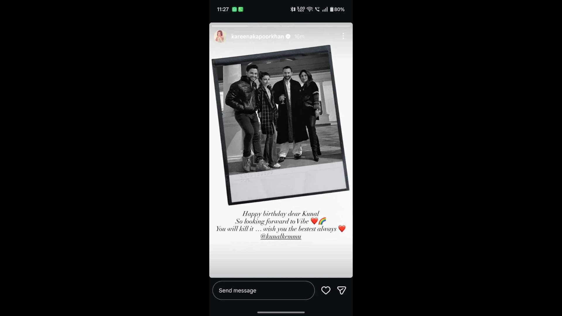 Kareena Kapoor Khan wishes birthday boys, BFF Karan Johar and Kunal Kemmu with RARE monochrome candid snaps | Hindi Movie News