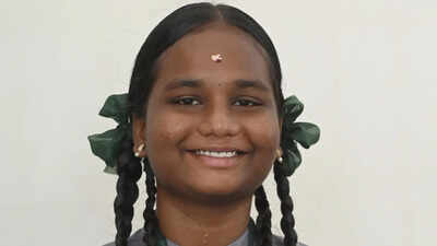 Water can delivery worker’s daughter M Suganthi scores 496 out of 500, emerges among class 10 toppers