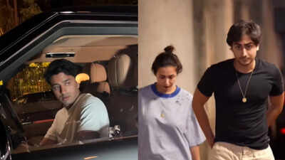 Malaika Arora spotted with rumoured beau Harsh Mehta; Arhaan Khan joins duo on family night out - WATCH |