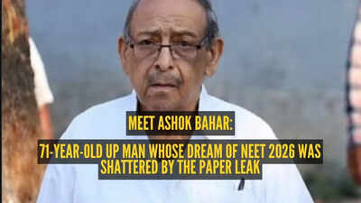 Neet 2026: Meet Ashok Bahar: 71-year-old UP man whose dream of clearing NEET 2026 was shattered by the paper leak