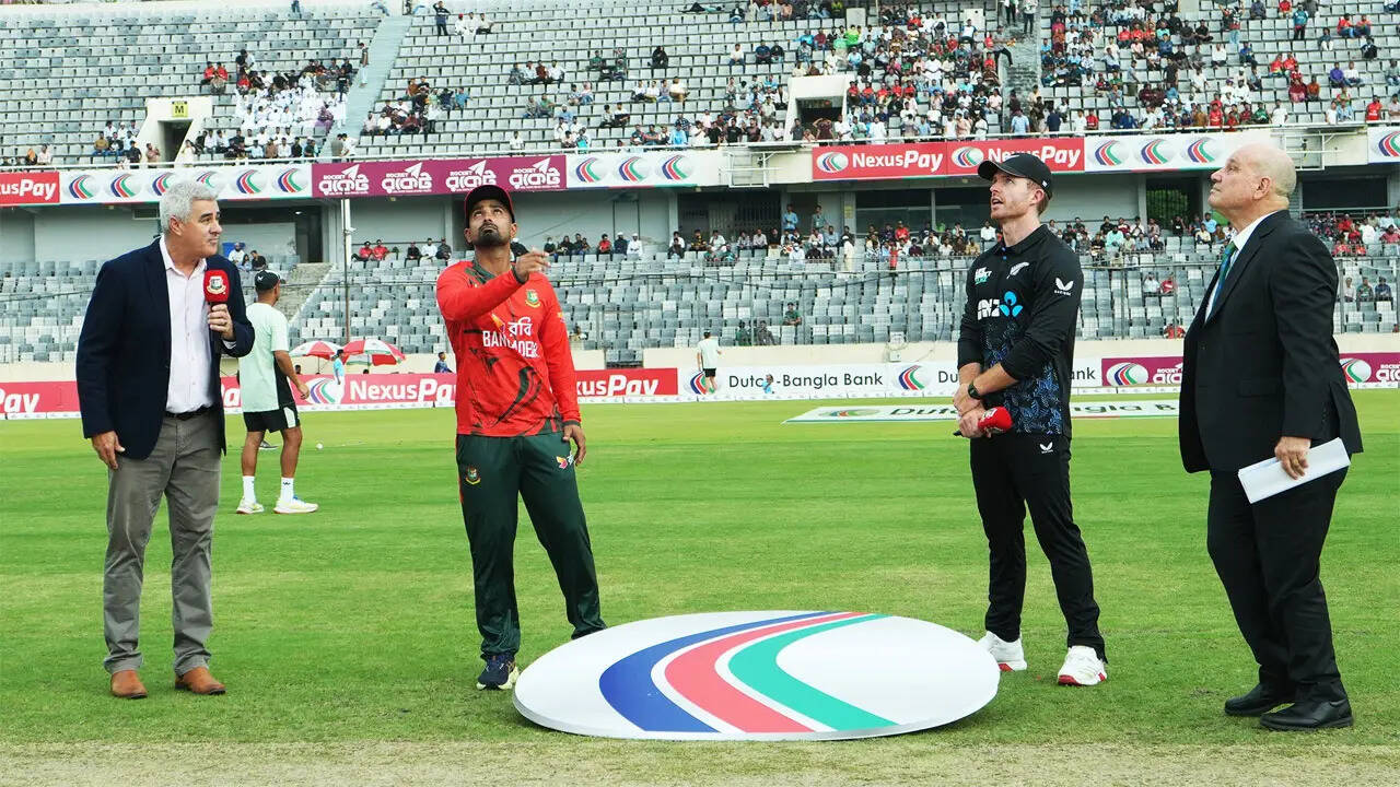 Bangladesh 21/0 in 2.4 Overs | BAN vs NZ, 3rd T20I Live: New Zealand win toss, opt to field against Bangladesh