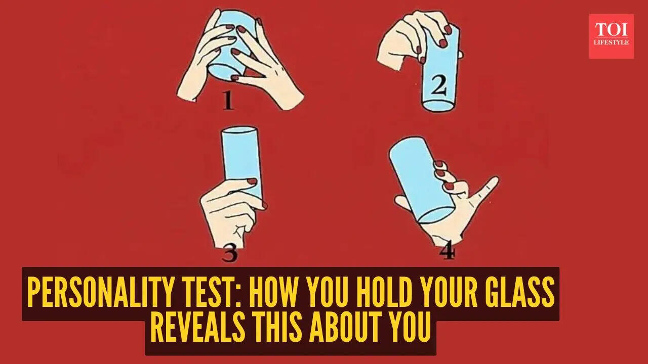 How you hold your glass can reveal if you are protective, chilled out, reliable, or too expressive