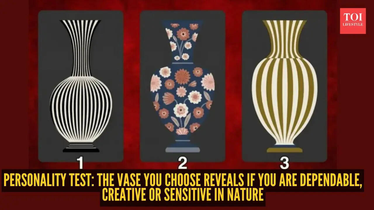 The vase you choose reveals if you are dependable, creative or sensitive in nature