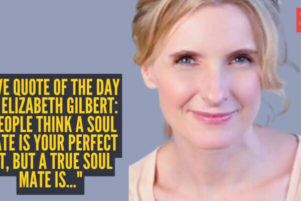 People think a soul mate is your perfect fit, but a true soul mate is...