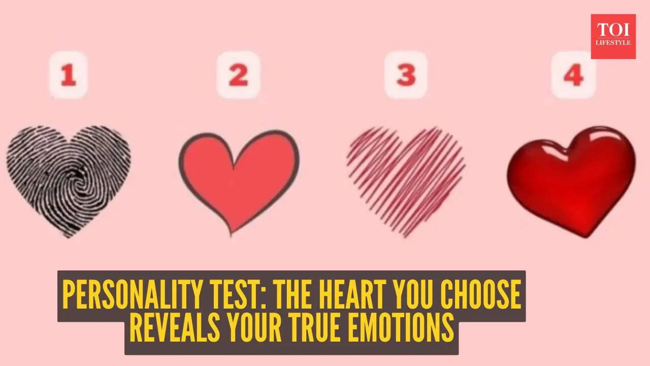 The heart you choose reveals your true emotions