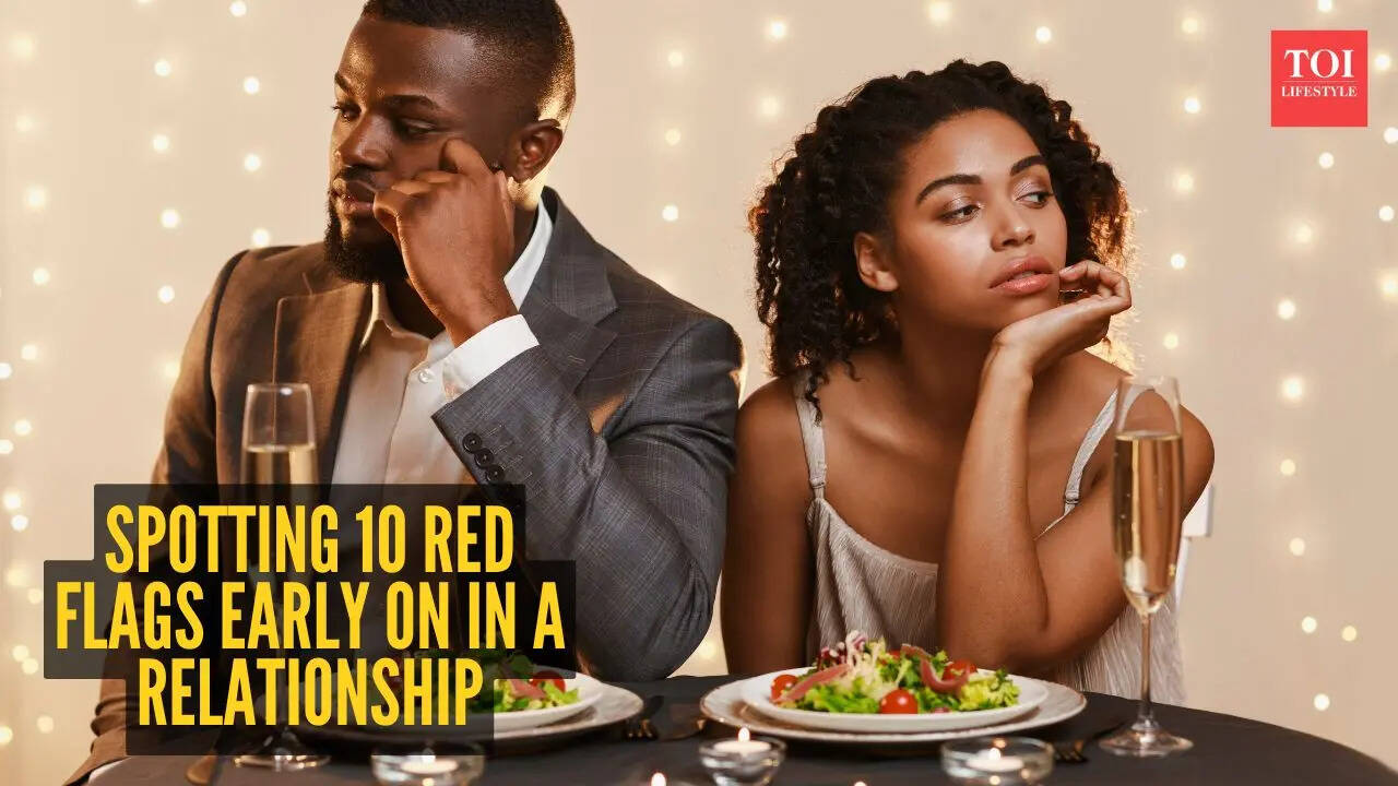 Spotting 10 red flags early on in a relationship