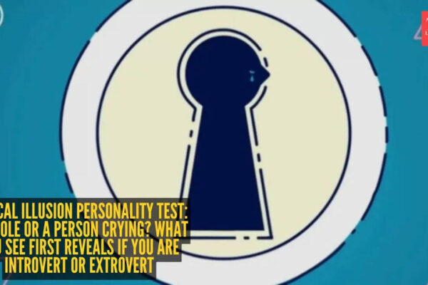 Keyhole or a person crying? What you see first reveals if you are introvert or extrovert