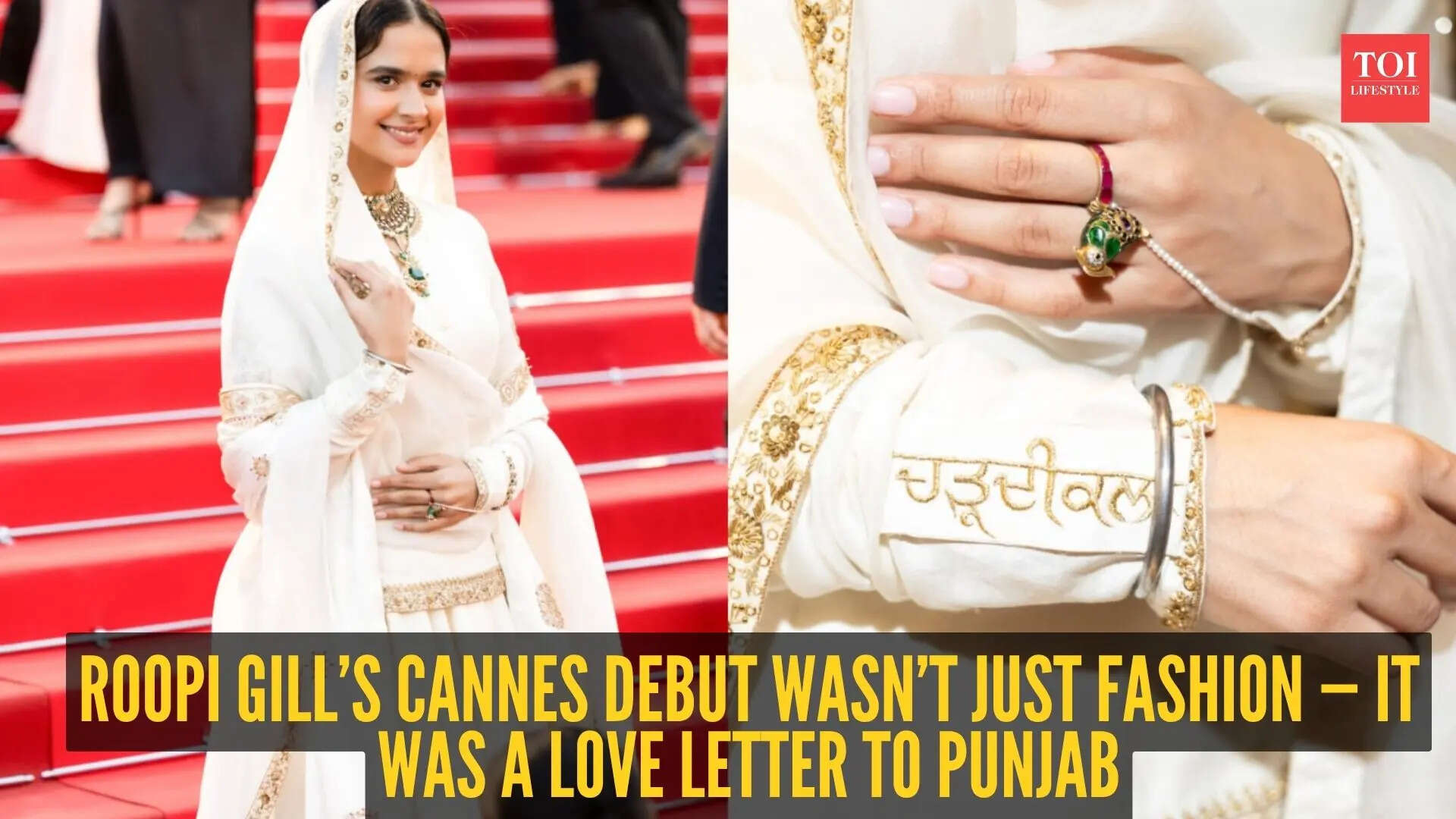 Roopi Gill brings Punjabi royalty to Cannes