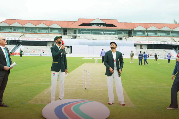 Bangladesh 0/0 in 0.1 Overs | BAN vs PAK, 2nd Test Live Score: Pakistan captain Shan Masood wins toss, opts to field against Bangladesh